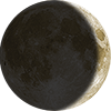 Waxing Crescent on 04/19/2018