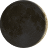 Waxing Crescent on 08/4/2027