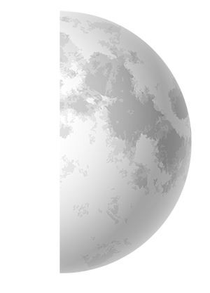 First Quarter Moon Png - Full Moon Transparent Background, Png