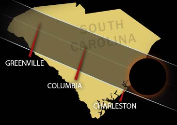 South Carolina Solar Eclipse