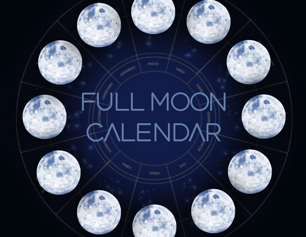 18 Full Moons And New Moons Calendar