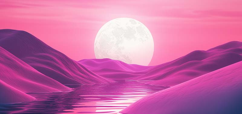 April Full Pink Moon