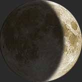 Waxing Crescent on 05/25/2023