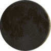 Waxing Crescent on 08/19/1955