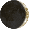 Waxing Crescent on 08/17/1969